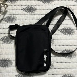 Lululemon Athletica cross body bag.